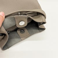 Mini sac à main en forme de seau avec pendentif, sac bandoulière en PU à sangle réglable pour femmes, usage quotidien