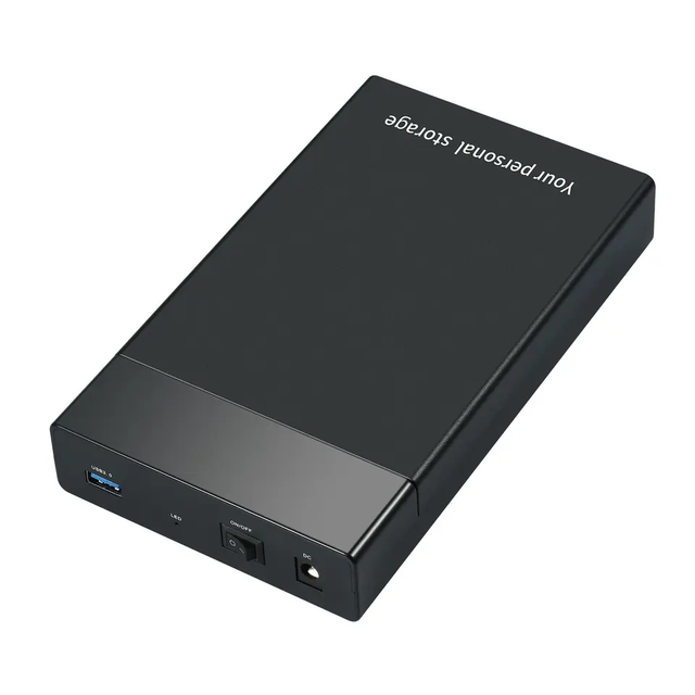 USB 3.0 to SATA Hard Drive Enclosure, 3.5 Inch 16TB Support, Plug and Play