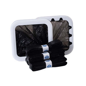 Bolsas de Basura para Pañales, Reforzadas con HDPE, Certificadas por la CE, 96g, a Prueba de Olores, Sellado Automático Inteligente, Color Negro/Blanco, Marca Lvdi - Product Image 1