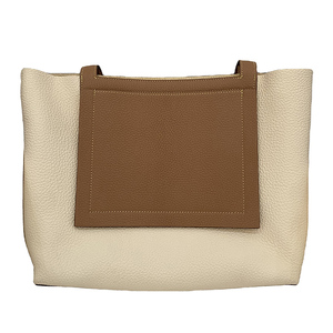 DABOO sac fourre-tout personnalisé bicolore sacs en cuir véritable sacs à main pour femmes sac à bandoulière de luxe femmes sacs à main de créateur - Product Image 1