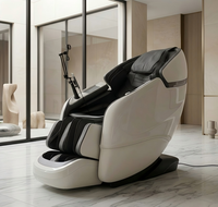 Sillón de Masaje Corporal Completo con Gravedad Cero, SL Track, Airbag, Masajeador de Pies, Terapia de Calor, Bluetooth, Voz AI, Reclinable, Carga Inalámbrica
