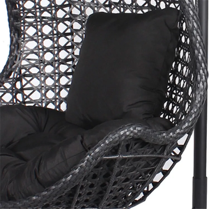 Factory Directly Wholesale Set Garden Chairs <b>Frame</b> PE Rattan <b>Swing</b> Hanging Chair - Product Image 2