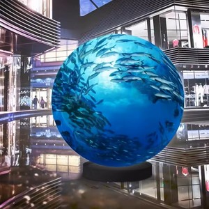 Indoor Outdoor Spherical LED Ball Screen P2 P2.5 P3 P4 More Screen Shaped Sphere LED Display - Product Image 2