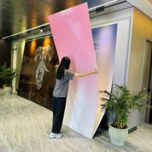 <span class=keywords><strong>Baijax</strong></span>中国製高品質PET光沢石大理石竹炭木製ベニヤ壁パネル室内装飾用 - Product Image 2