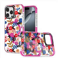 Simplicité Graffiti haute qualité résistant aux chutes dur TPU Transparent magnétique étui de téléphone portable pour iPhone 12 13 14 15 16 Pro
