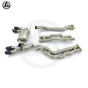 Escape de acero inoxidable con control remoto CSZ para <span class=keywords><strong>BMW</strong></span> S55 M3 F80 <span class=keywords><strong>M4</strong></span> F82 3,0 T, tubo de escape Valvetronic, tubo medio de igual longitud - Product Image 5