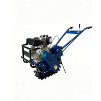 Prix de gros usine Motoculteur chenillé diesel 7 CV à poussée manuelle, Support de paiement pour revendeurs, Prise en charge de la personnalisation