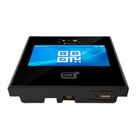 Sistema de Control DE ACCESO WiFi, máquina de asistencia, 4 pantallas táctiles, Software SDK gratuito, QR escáner de código, lector de tarjetas RFID NFC, huella dactilar