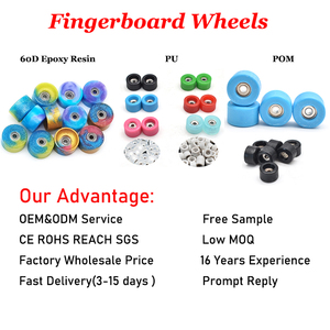 Rodamiento de alta velocidad CNC Urethane Finger Board Skateboard <span class=keywords><strong>Fingerboard</strong></span> <span class=keywords><strong>Wheels</strong></span> - Product Image 2