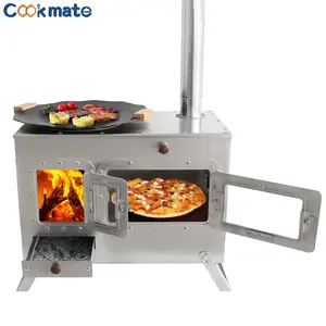 Elevata potenza termica ed efficienza per il riscaldamento domestico stufa a legna nera resistente alle alte Temperature forno per Pizza