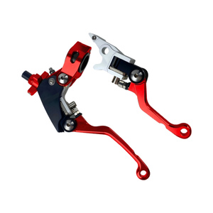 Guidon pliable anti-chute pour moto, levier d'embrayage CNC à 360 degrés, levier de frein Hengjian, pompe supérieure T4 Kailing Xiaosha CQR. - Product Image 2