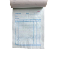 Impression personnalisée de carnets de reçus autocopiants, carnets de factures NCR, carnets de commandes de vente, formulaires numérotés en 2 exemplaires, vente en gros
