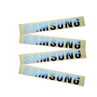 Stiker Transfer logam berlabel nikel kustom preferensial
