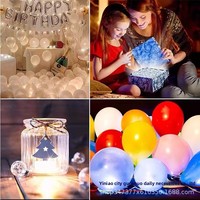 Luces Decorativas LED Multicolor Brillantes para Globos Festivos, 8 Colores, para Niños de 7 a 14 Años, Éxito de Ventas Transfronterizo