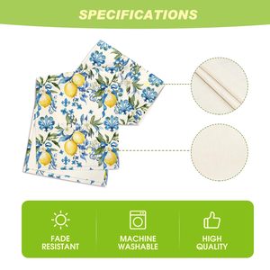 <span class=keywords><strong>Chemin</strong></span> <span class=keywords><strong>de</strong></span> <span class=keywords><strong>table</strong></span> d'été bleu citron iris, décor <span class=keywords><strong>de</strong></span> <span class=keywords><strong>table</strong></span> à manger <span class=keywords><strong>de</strong></span> cuisine <span class=keywords><strong>de</strong></span> printemps saisonnier pour décor <span class=keywords><strong>de</strong></span> fête à la maison 13x72 pouces - Product Image 6
