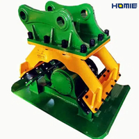 Compacteur à plaques hydraulique - Compacteur vibrant pour excavatrice avec moteur à engrenages à entraînement direct pour le compactage du sol et du gravier