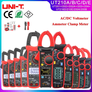 Multímetro digital de pinza UNI-T UT210E UT202A UT204 Plus de 4 dígitos True RMS, voltímetro y amperímetro 600V/600A - Product Image 2