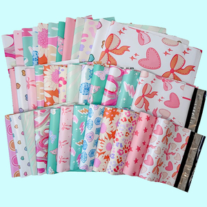 Factory Supply Pink Express Bags Virgin <b>Raw</b> <b>Material</b> Heavy Duty Waterproof Courier Bags for Logistics Packing - Product Image 3
