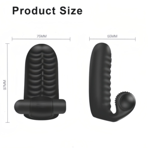 USB G-Spot maniche da dito vibratore indossabile masturbazione Silicone massaggio portatile vibrante manica da dito - Product Image 5