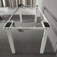 Table élévatrice électrique de grande taille cadre de bureau colonne de bureau debout 4 moteurs 4 pieds mécanisme de bureau debout