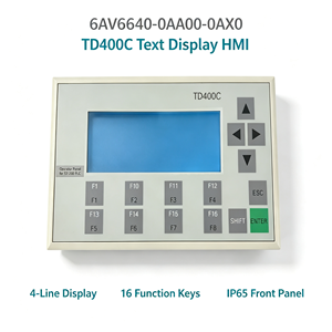 6AV6640-0AA00-0AX1 400C Pantalla de texto de 4 líneas para operador con cable de 2,5 m, accesorios de instalación y piezas de repuesto - Product Image 1