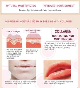 Collagen tinh thể môi Mặt Nạ Gel <span class=keywords><strong>cheet</strong></span> dưỡng ẩm dòng sửa chữa dưỡng ẩm môi Plumper vá vẻ đẹp tăng cường môi mặt nạ - Product Image 5