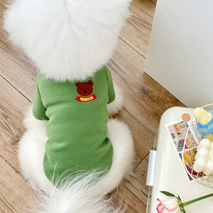 Autunno inverno nuovi vestiti in pile per cani orsacchiotto Bichon barboncino piccolo cane pile tedesco vestito a due gambe - Product Image 2