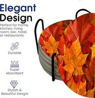 Sous-verres en céramique classiques personnalisés antidérapants et résistants à la chaleur pour la protection des tables à la maison, au bureau ou lors de fêtes – Vente en gros