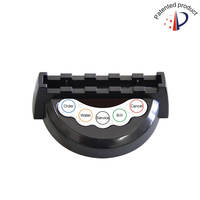 Timbre Inalámbrico de 433.92mhz para Restaurante, Llamador de Mesa con Alcance de 500m en Área Abierta, Material de PC, Resistente al Agua
