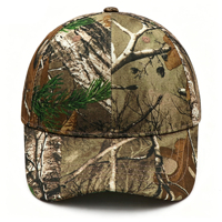 Gorra de Béisbol Deportiva Formal de 6 Paneles de Algodón con Impresión Digital Personalizada, Gorra de Caza con Logotipo Bordado en 3D, Gorra de Selva con Etiqueta