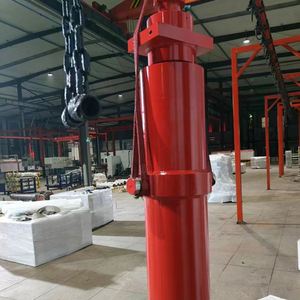 Cilindro hidráulico telescópico dobro-ativo com o rolamento para o guindaste montado caminhão basculante do elevador - Product Image 6