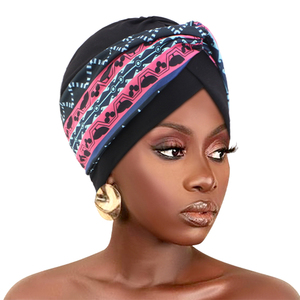 Phụ Nữ Mới Của Hồi giáo Bên Trong Hijab Satin Lụa Căng Hoa In Đầu Bọc Với Bow Và Lá Mô Hình 26 Màu Sắc Có Sẵn - Product Image 5