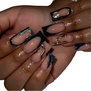 <span class=keywords><strong>Faux</strong></span> <span class=keywords><strong>ongles</strong></span> longs de style papillon, luxueux, chics et sophistiqués, prêts à porter. Vente en gros disponible. - Product Image 1