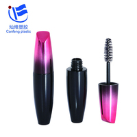 Nouveaux tubes de mascara vides en PET noir olive 2026 avec bouchon à vis, logo personnalisé, 10 ml, faible MOQ, emballage cosmétique