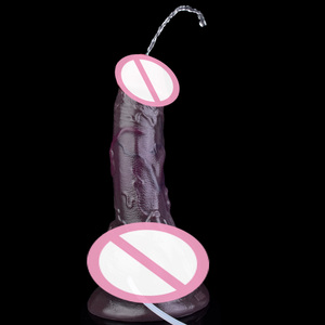 Dildo de silicona de doble capa negro de 11.7 pulgadas de largo para estimulación del punto G y eyaculación anal, con ventosa, juguete sexual. - Product Image 3