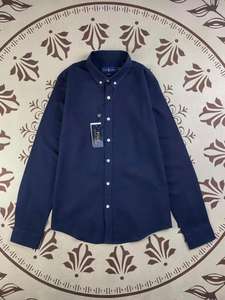 Camicie Casual da Uomo in Lino di Alta Qualità <span class=keywords><strong>con</strong></span> Ricamo Piccolo Cavallo RL Leggere, Traspiranti e Confortevoli - Vendita all'Ingrosso - Product Image 6