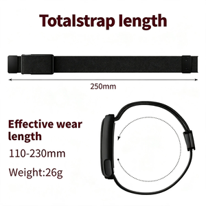 FORWELLENY Bracelet de montre sport en nylon tressé réglable à couverture intégrale pour <span class=keywords><strong>Amazfit</strong></span> Helio Strap/Strap <span class=keywords><strong>Pro</strong></span> - Product Image 4