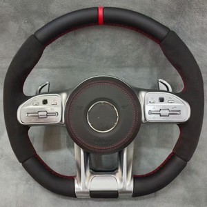 2025 mới da chỉ đạo bánh xe sợi carbon chỉ đạo bánh xe Mercedes AMG G63 W212 W222 - Product Image 1