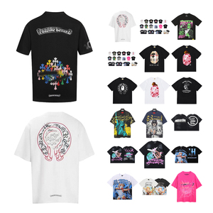 Maglietta Chrome 1.1 Tee Hearts 100% Cotone, <span class=keywords><strong>Abbigliamento</strong></span> di Alta Qualità, T-Shirt da <span class=keywords><strong>Uomo</strong></span> Stile <span class=keywords><strong>Street</strong></span> - Product Image 1