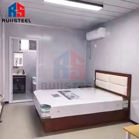 Kit de maison préfabriquée RUIISTEEL avec meubles pour une vie minimaliste