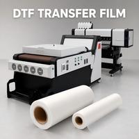 Film de transfert thermique PET écologique 60 cm x 100 m en rouleau, toucher doux, bonne résistance au lavage, désherbage facile
