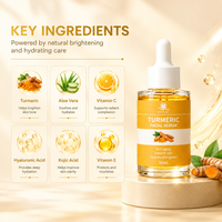 Sérum Visage Hydratant Anti-Âge au Curcuma et Acide Hyaluronique, Vitamine C, Éclat et Lissage de la Peau - Vente en Gros - Fabricant et Fournisseur