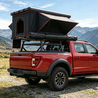 Tente de toit étanche entièrement automatique en toile polyester ouverture latérale avec auvent échelle Ford F150 Raptor