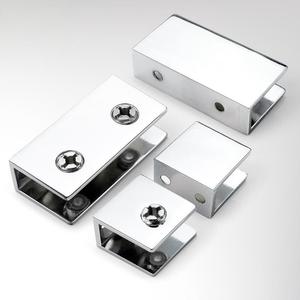 Hợp kim nhựa sắt thép mạ kẽm kim loại kính kệ khung vuông kính clip cho đồ nội thất nhà bếp phòng tắm Khung tủ - Product Image 3