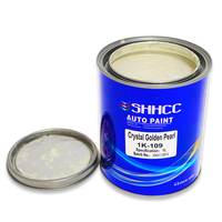 Peinture liquide pour voiture en acrylique SHHCC Crystal Golden Pearl 1K - Haute brillance, durable pour la rénovation automobile et des véhicules