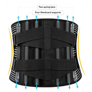 Ajustable deporte Fitness cintura entrenador cinturón cuerpo adelgazamiento cintura Trimmer peso soporte Brace venta al por mayor equipo de rehabilitación - Product Image 3