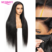 Perruque brésilienne en cheveux vierges 13x6 HD avec dentelle transparente, fournisseur de perruques frontales en cheveux humains pour femmes noires