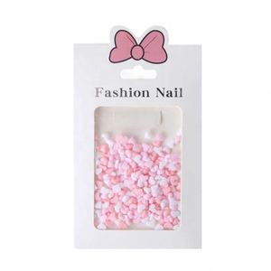 กล่องใส่เครื่องประดับเล็บวันวาเลนไทน์ 12 กล่อง ดอกไม้ประดับเลื่อมสีขาวแดงผสม - Product Image 1