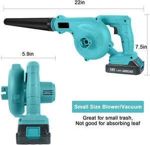 <span class=keywords><strong>Souffleur</strong></span> et aspirateur 2 en 1 <span class=keywords><strong>Souffleur</strong></span> de feuilles de <span class=keywords><strong>jardin</strong></span> <span class=keywords><strong>sans</strong></span> <span class=keywords><strong>fil</strong></span> alimenté par batterie Petit <span class=keywords><strong>souffleur</strong></span> et aspirateur <span class=keywords><strong>souffleur</strong></span> d'air - Product Image 4
