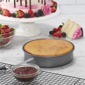 Juego de utensilios de cocina redondos de 4 pulgadas, bandeja para hornear, <span class=keywords><strong>Pan</strong></span>, comida, <span class=keywords><strong>Pan</strong></span>, 4 formas diferentes de acero al carbono, zanahoria - Product Image 5